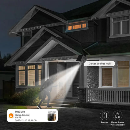 Camera de Supraveghere Imou Cell PT Kit, Wi-Fi, 2K, IP66, Panou Solar, Exterior, Alba KIT/IPC-K9EP-3T0WE/FSP12-TYPEC