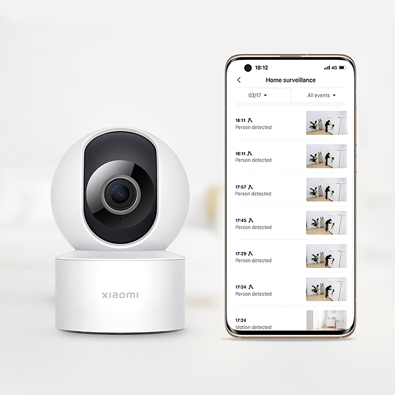 Camera De Supraveghere Xiaomi C200, Wi-Fi, 1080P, Interior BHR6766GL