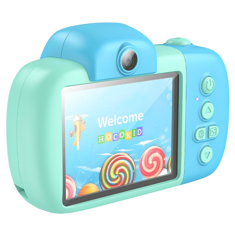 Camera Digitala HOCO DV201 Kids, 1080P, 2MP, Albastra