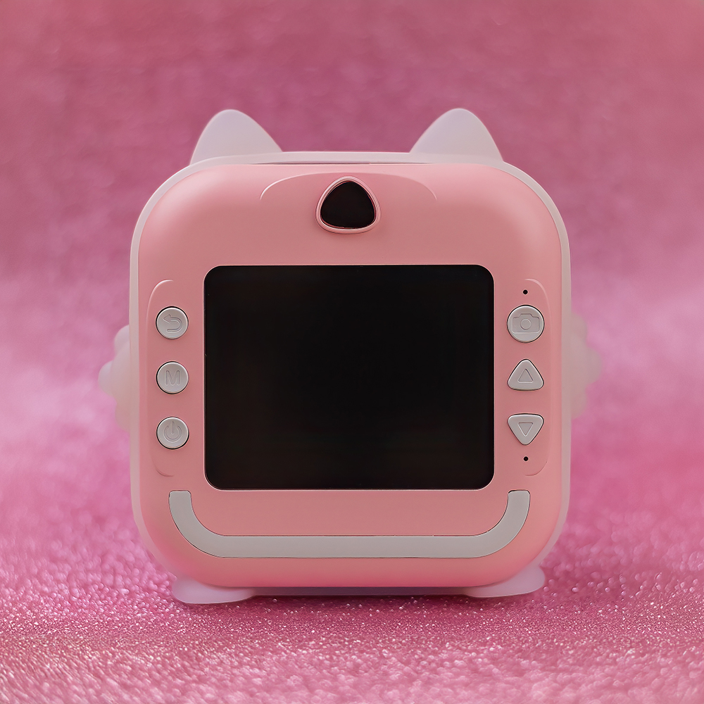 Camera Digitala cu functie de printare MaXlife MXPC-100 Kids, Roz