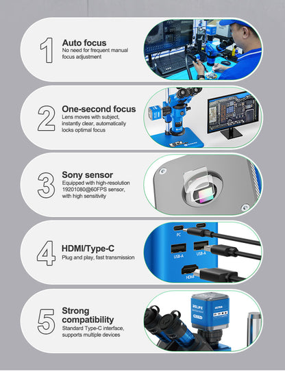 Camera Microscop Relife MC3 Pro, 1080P
