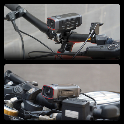 Camera Sport Akeeyo 710 Lite pentru Bicicleta / Motocicleta, 2K, Wi-Fi, Neagra
