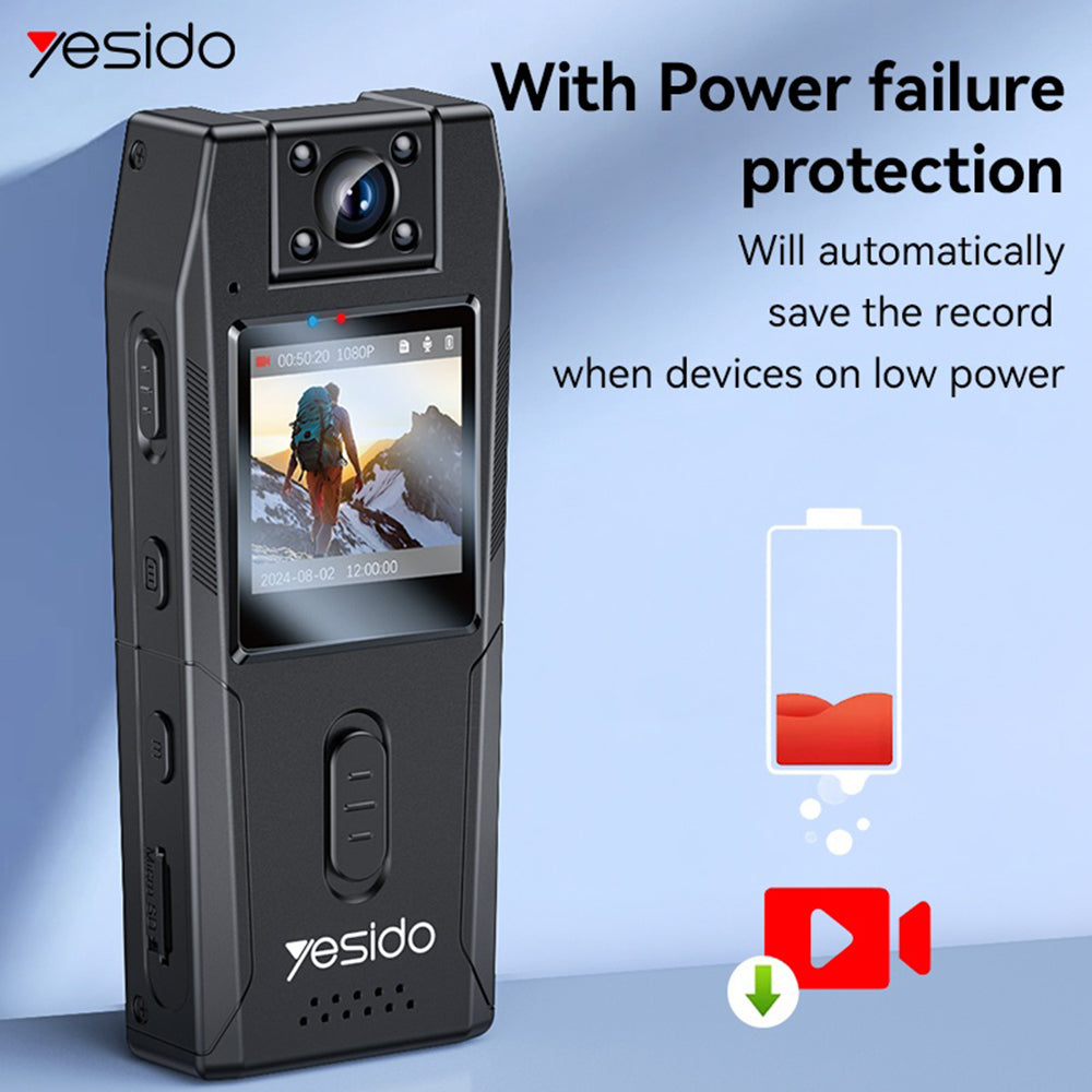 Camera Sport Yesido KM25, 1080P, Afisaj 1.3inch, Neagra