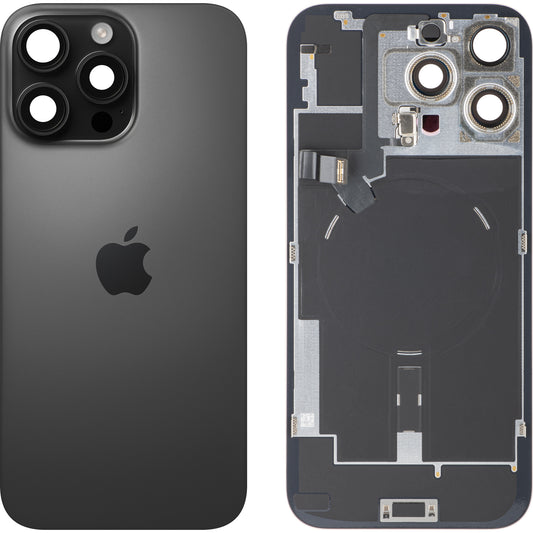 Capac Baterie Apple iPhone 16 Pro Max, Negru (Black Titanium), Swap