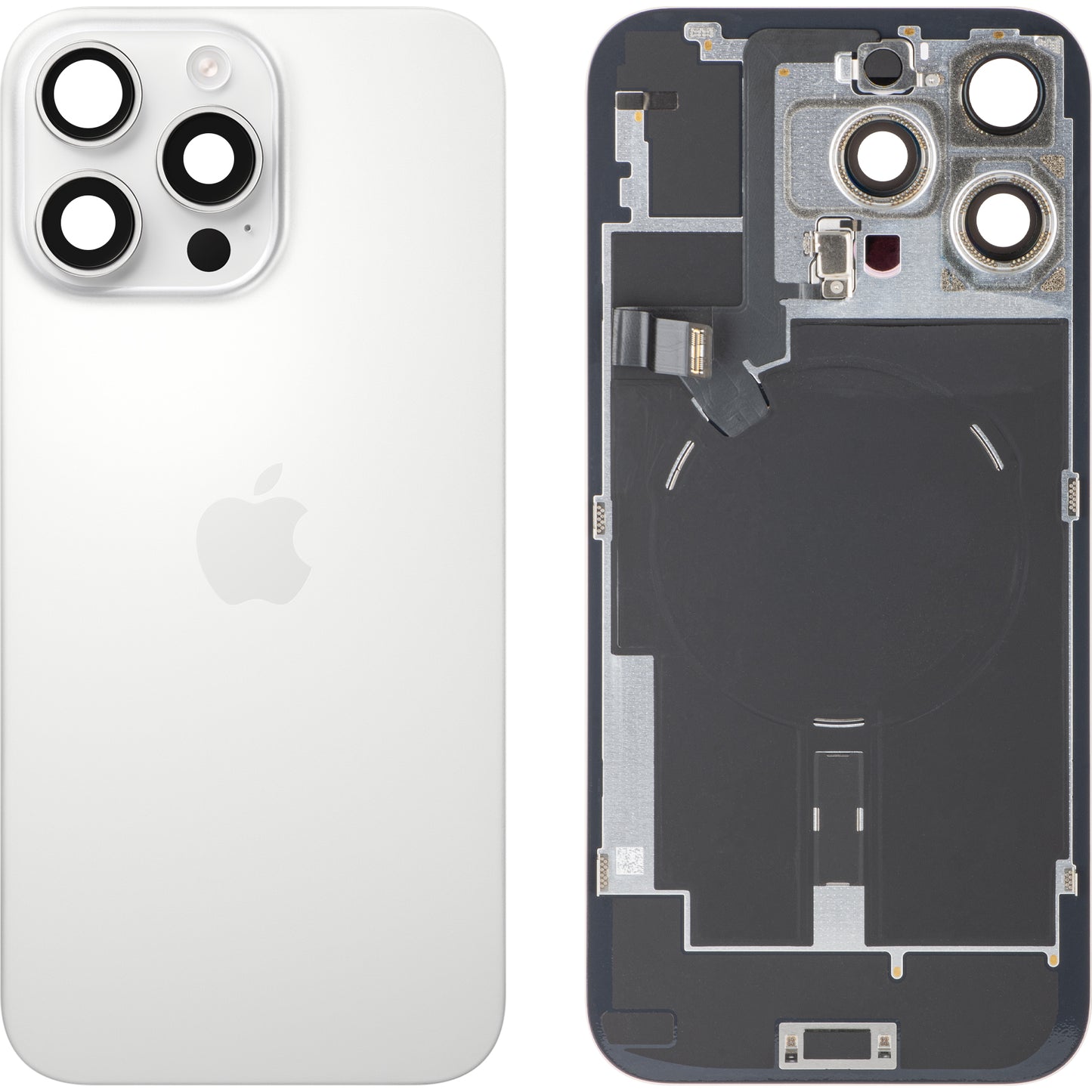 Capac Baterie Apple iPhone 16 Pro Max, Alb (White Titanium), Swap