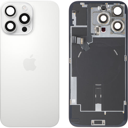 Capac Baterie Apple iPhone 16 Pro Max, Alb (White Titanium), Swap