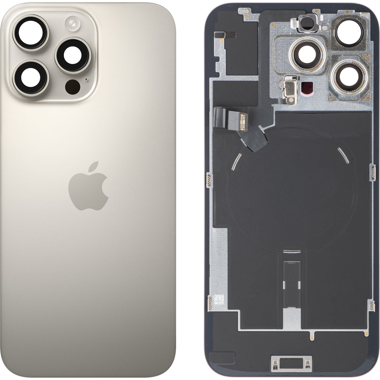 Capac Baterie Apple iPhone 16 Pro Max, Bej (Natural Titanium), Swap