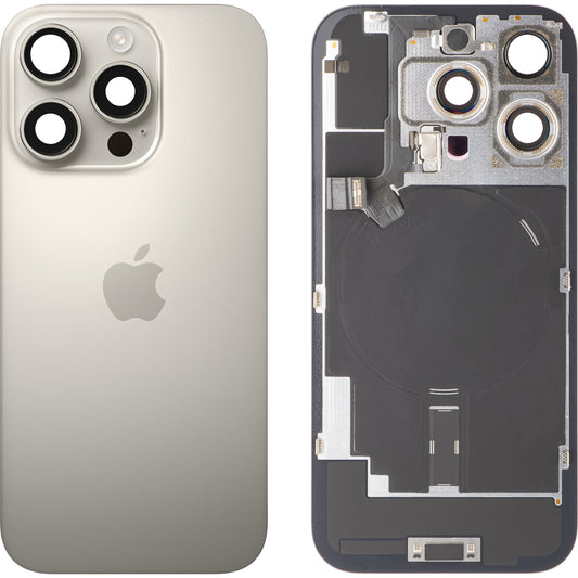 Capac Baterie Apple iPhone 16 Pro, Bej (Natural Titanium), Swap
