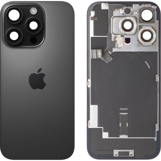 Capac Baterie Apple iPhone 16 Pro, Negru (Black Titanium), Swap