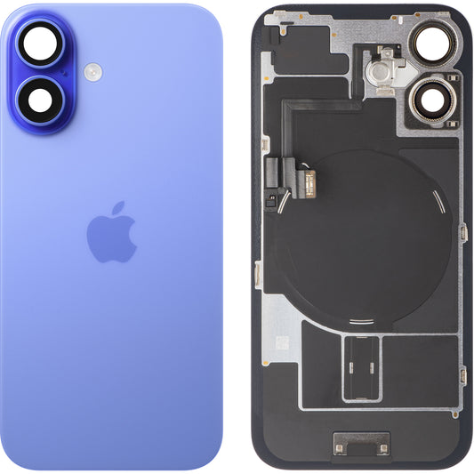 Capac Baterie Apple iPhone 16, Albastru (Ultramarine), Swap