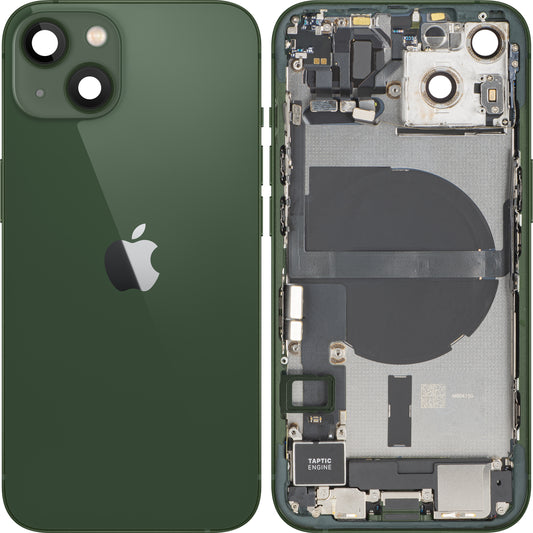Capac Baterie Apple iPhone 13, Cu Carcasa Mijloc, Full Parts, Verde, Swap
