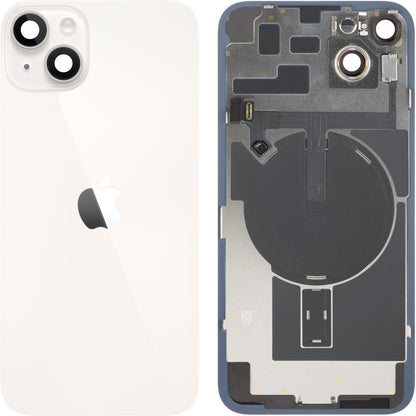 Capac Baterie Apple iPhone 14 Plus, Cu Carcasa Mijloc, Full Parts, Alb (Starlight), Swap