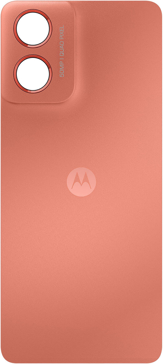 Capac Baterie Motorola Moto G04s, Portocaliu (Sunrise Orange), Service Pack 5S58C24270