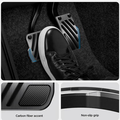 Capace Pedale Auto Spigen Line Design TO200P pentru Tesla Y / 3 ACP11627
