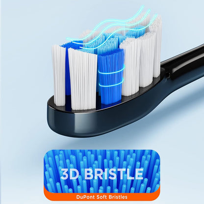 Capat Rezerva GCS2 pentru Periuta Electrica Bitvae S2, Set 4 bucati, Negru