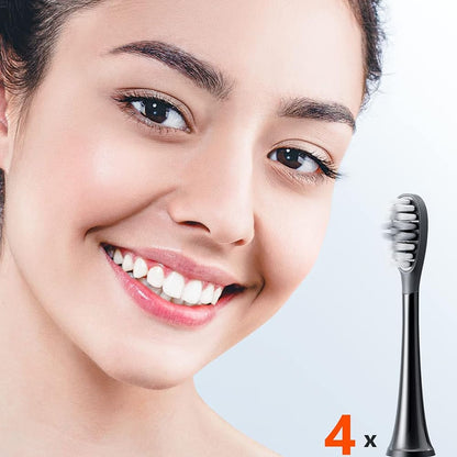Capat Rezerva Gum Care pentru Periuta Electrica Bitvae S2 / S3, Set 4 bucati, Alb