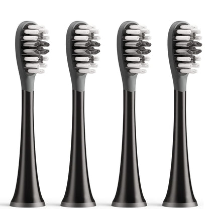 Capat Rezerva Gum Care pentru Periuta Electrica Bitvae S2 / S3, Set 4 bucati, Negru