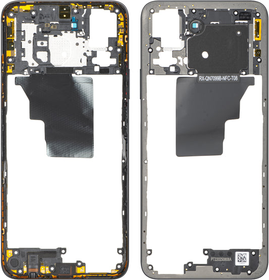 Carcasa Mijloc Honor 200 Smart, Neagra (Midnight Black), Service Pack 9707ABNA