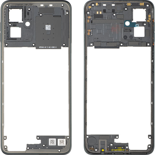 Carcasa Mijloc Motorola Moto G55, Gri (Forest Grey), Service Pack 5S58C28444