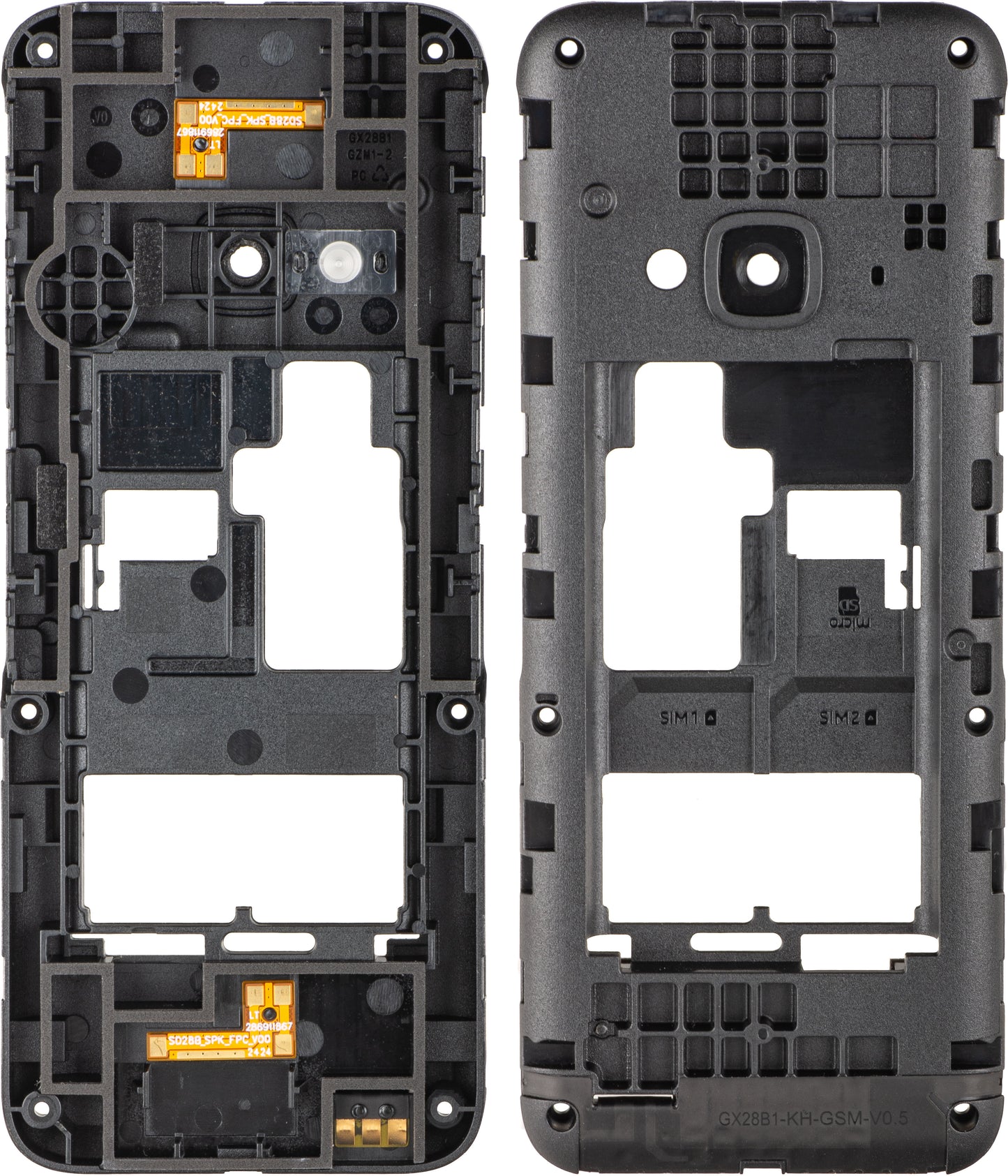 Carcasa Mijloc Nokia 5310 (2024), Neagra, Service Pack 286912616