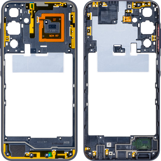 Carcasa Mijloc Samsung Galaxy A25 A256, Neagra