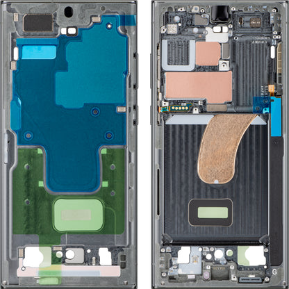 Carcasa Mijloc Samsung Galaxy S23 Ultra S918, Verde, Service Pack GH96-15833C