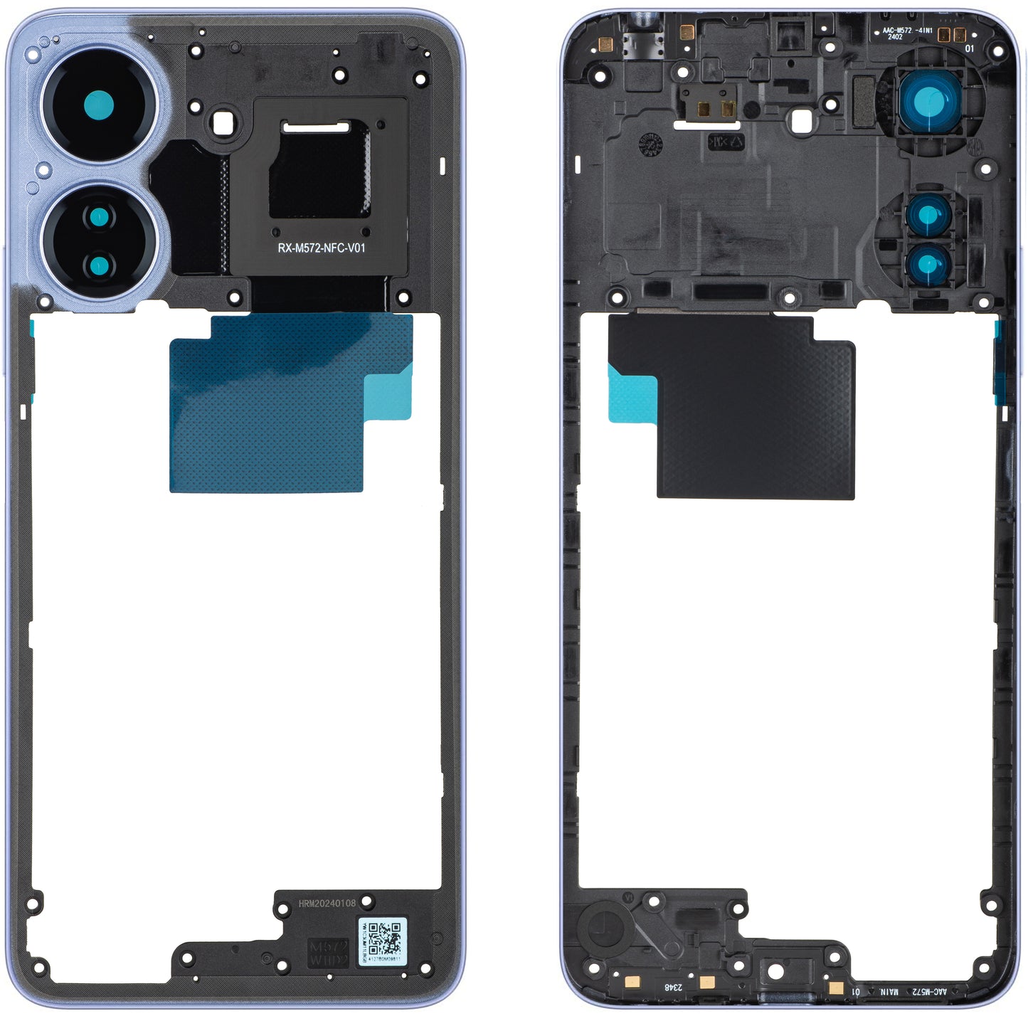 Carcasa Mijloc Xiaomi Poco C65, Mov, Service Pack 560003C3UP00