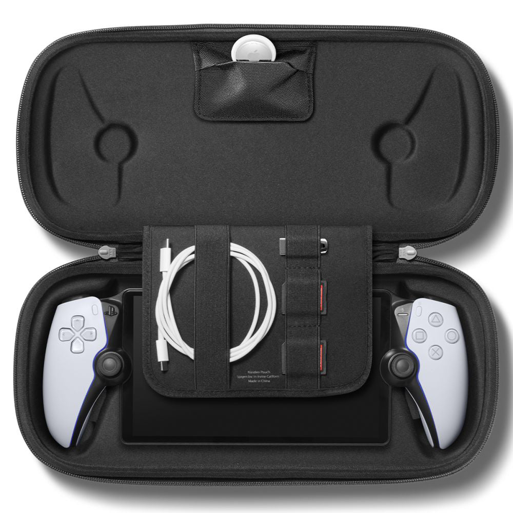 Carcasa Protectie Consola Spigen Klasden pentru Sony Playstation Portal Remote Player, Gri