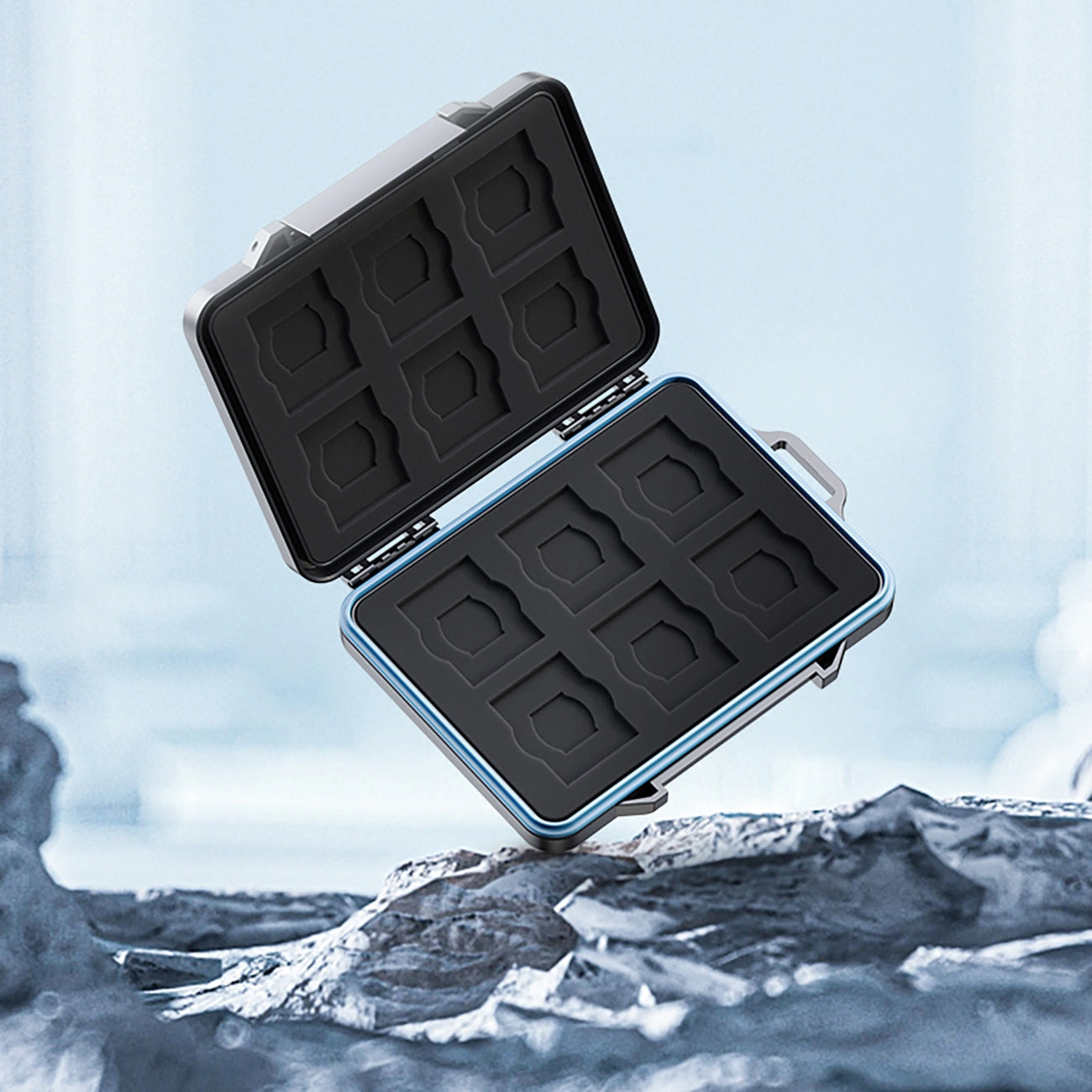 Carcasa Protectie Orico PHCD-3 pentru carduri memorie SD / microSD, Neagra