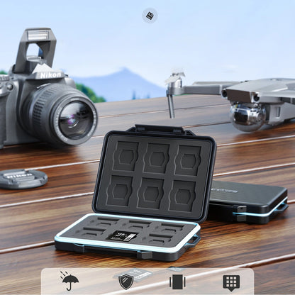 Carcasa Protectie Orico PHCD-3 pentru carduri memorie SD / microSD, Neagra