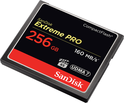 Card Memorie CompactFlash SanDisk Extreme Pro, 256Gb, UDMA 7 SDCFXPS-256G-X46