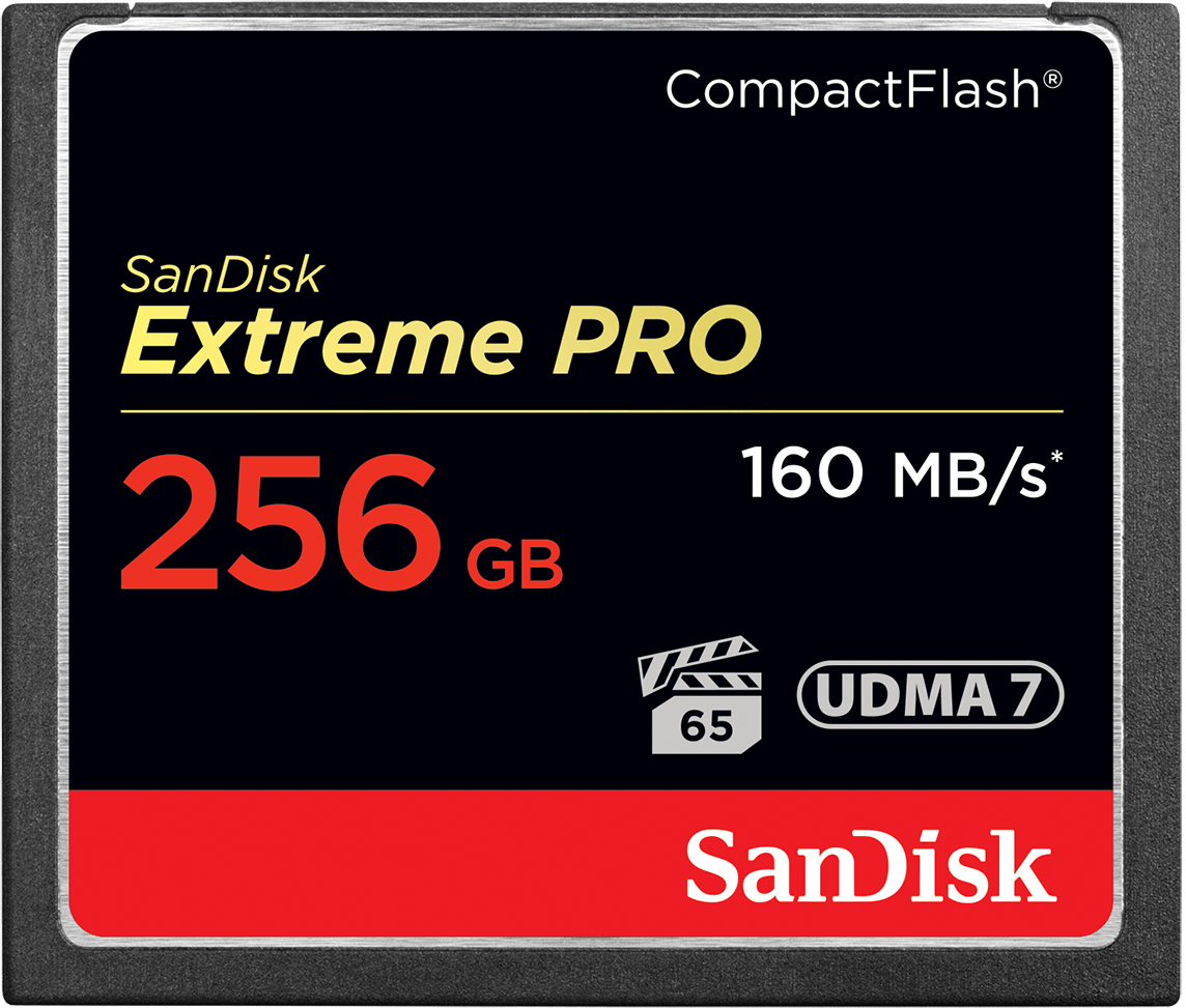 Card Memorie CompactFlash SanDisk Extreme Pro, 256Gb, UDMA 7 SDCFXPS-256G-X46