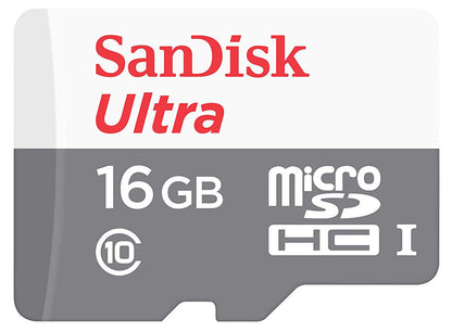 Card Memorie microSDHC SanDisk Ultra, 16Gb, Clasa 10 SDSQUNS-016G-GN3MN