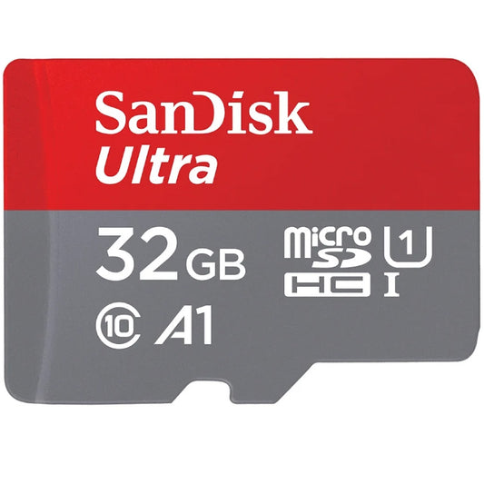 Card Memorie microSDHC SanDisk Ultra Android A1, 32Gb, Clasa 10 / UHS-1 U1, Cu Adaptor SDSQUA4-032G-GN6MA