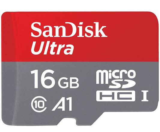 Card Memorie microSDHC SanDisk Ultra Android A1, 16Gb, Clasa 10 / UHS-1 U1 SDSQUAR-016G-GN6MN