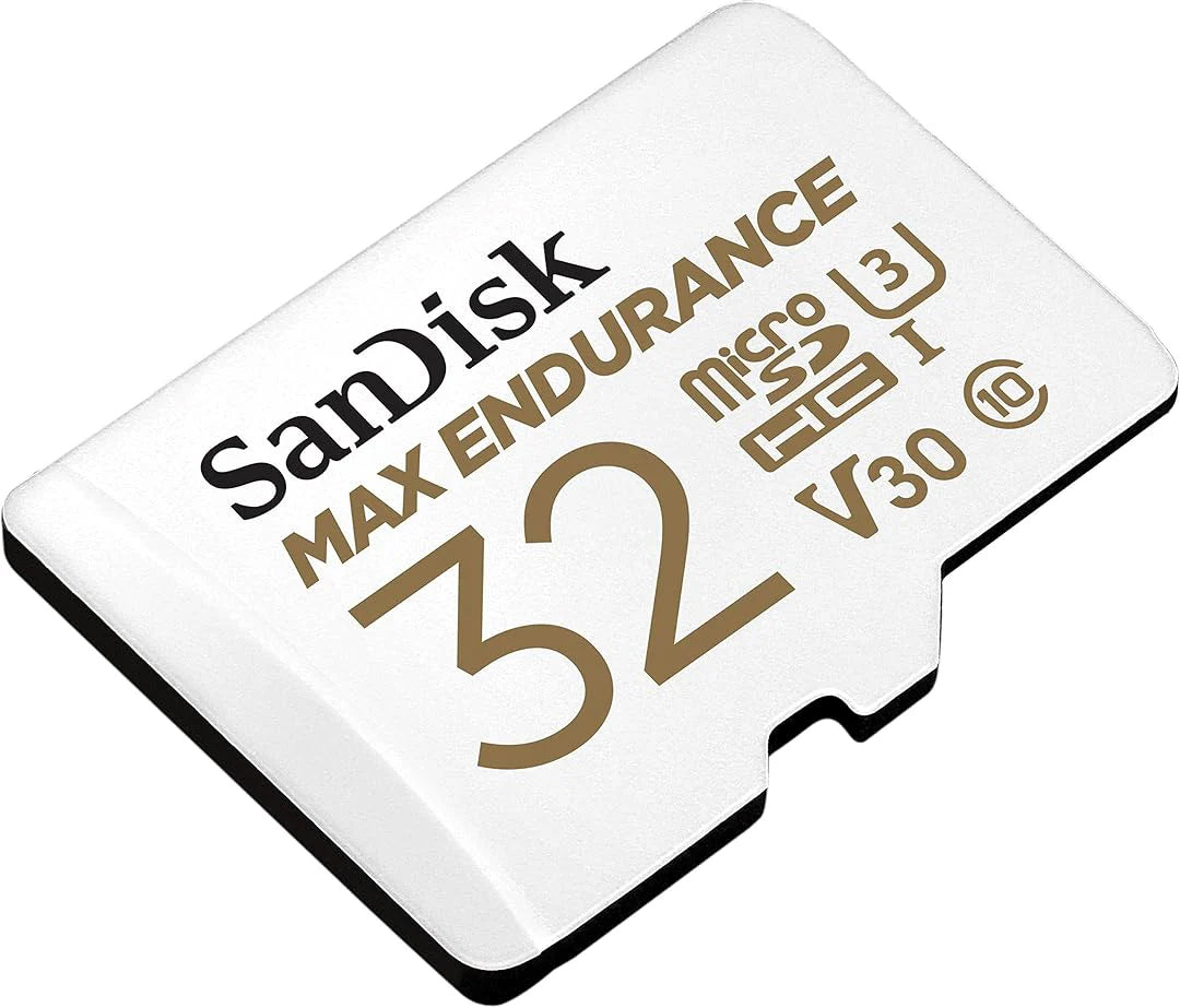 Card Memorie microSDHC SanDisk MAX Endurance, 32Gb, Clasa 10 / UHS-1 U3, Cu Adaptor SDSQQVR-032G-GN6IA