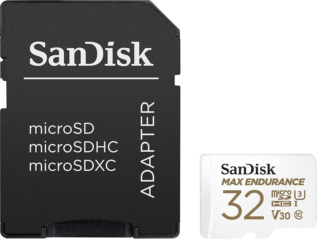 Card Memorie microSDHC SanDisk MAX Endurance, 32Gb, Clasa 10 / UHS-1 U3, Cu Adaptor SDSQQVR-032G-GN6IA