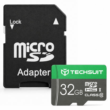 Card Memorie microSDHC Techsuit THCM11, 32Gb, Clasa 10, Cu Adaptor