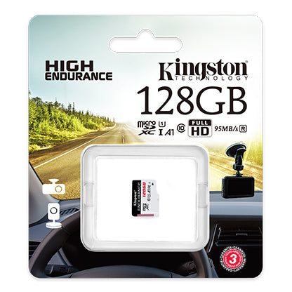 Card Memorie microSDXC Kingston Endurance, 128Gb, Clasa 10 / UHS-1 U1 SDCE/128GB