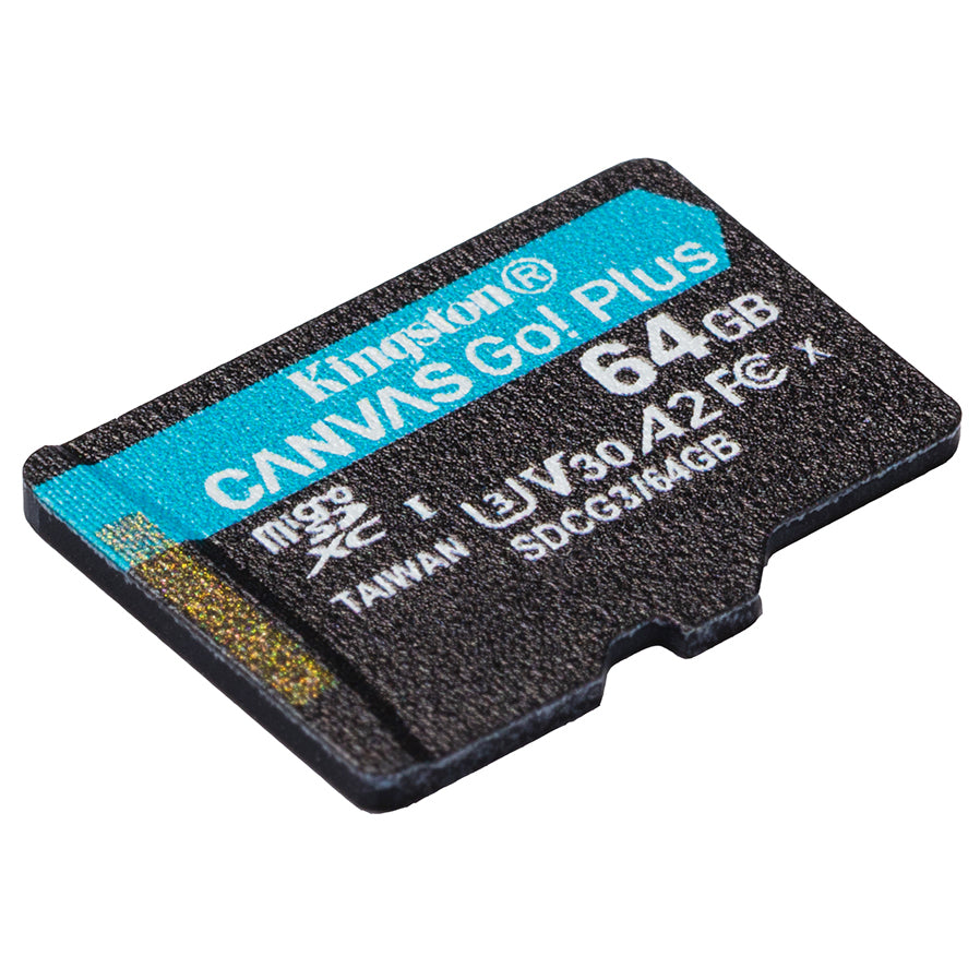 Card Memorie microSDXC Kingston Canvas Go Plus, 64Gb, Clasa 10 / UHS-1 U3 SDCG3/64GBSP