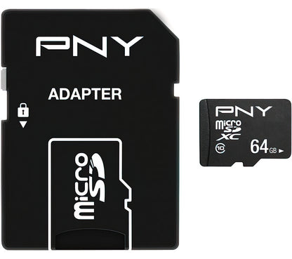 Card Memorie microSDXC PNY Performance Plus, 64Gb, Clasa 10, Cu Adaptor P-SDU64G10PPL-GE