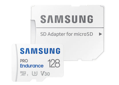 Card Memorie microSDXC Samsung PRO Endurance, 128Gb, Clasa 10 / UHS-1 U3, Cu Adaptor MB-MJ128KA/EU