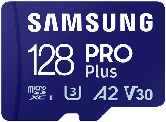 Card Memorie microSDXC Samsung PRO Plus, 128Gb, Clasa 10 / UHS-1 U3, Cu Adaptor MB-MD128SA/EU