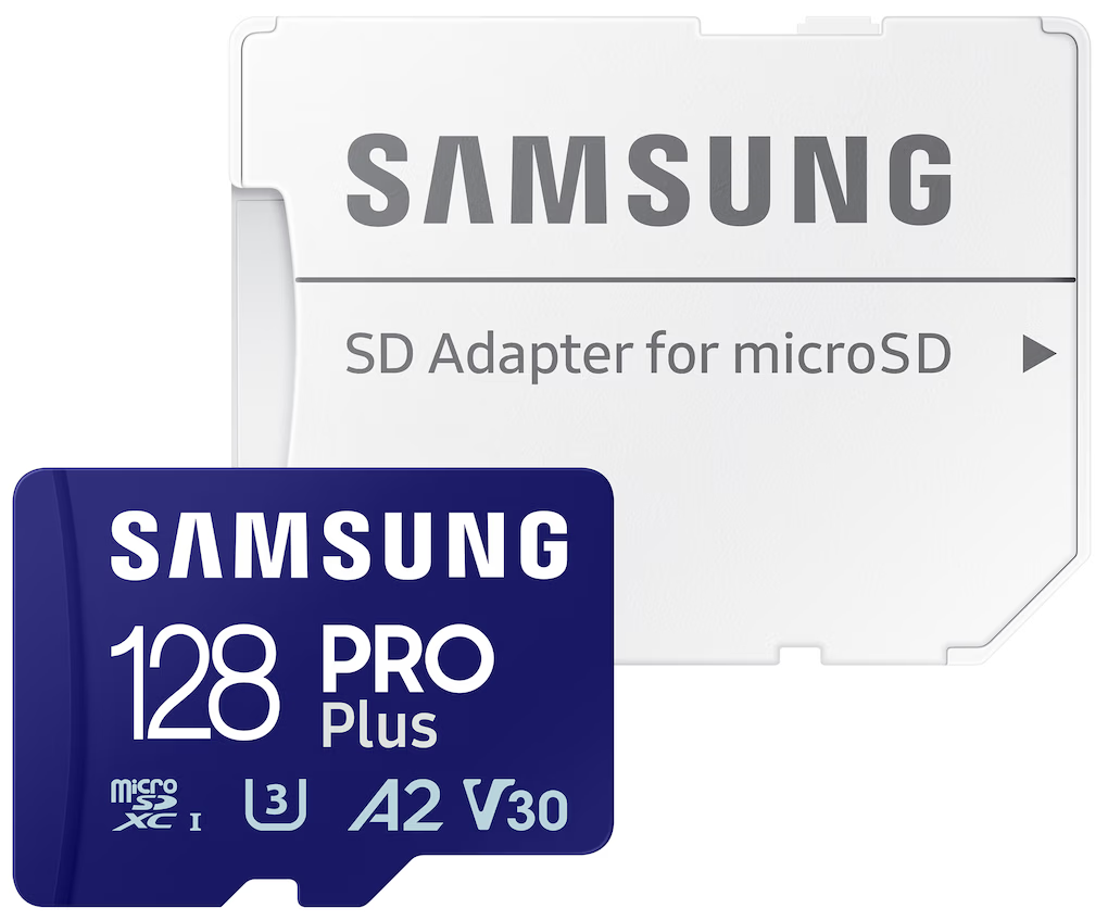 Card Memorie microSDXC Samsung PRO Plus, 128Gb, Clasa 10 / UHS-1 U3, Cu Adaptor MB-MD128SA/EU