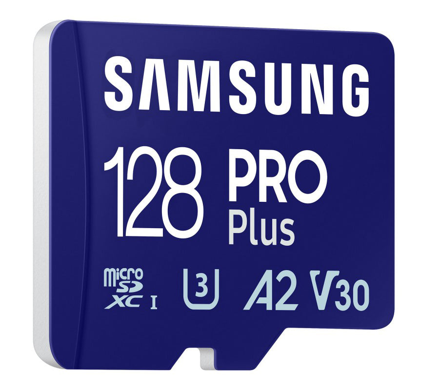 Card Memorie microSDXC Samsung PRO Plus, 128Gb, Clasa 10 / UHS-1 U3, cu Cititor Card MB-MD128SB/WW