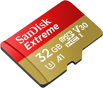 Card Memorie microSDHC SanDisk Extreme, 32Gb, Clasa 10 / UHS-1 U3 SDSQXAF-032G-GN6MN