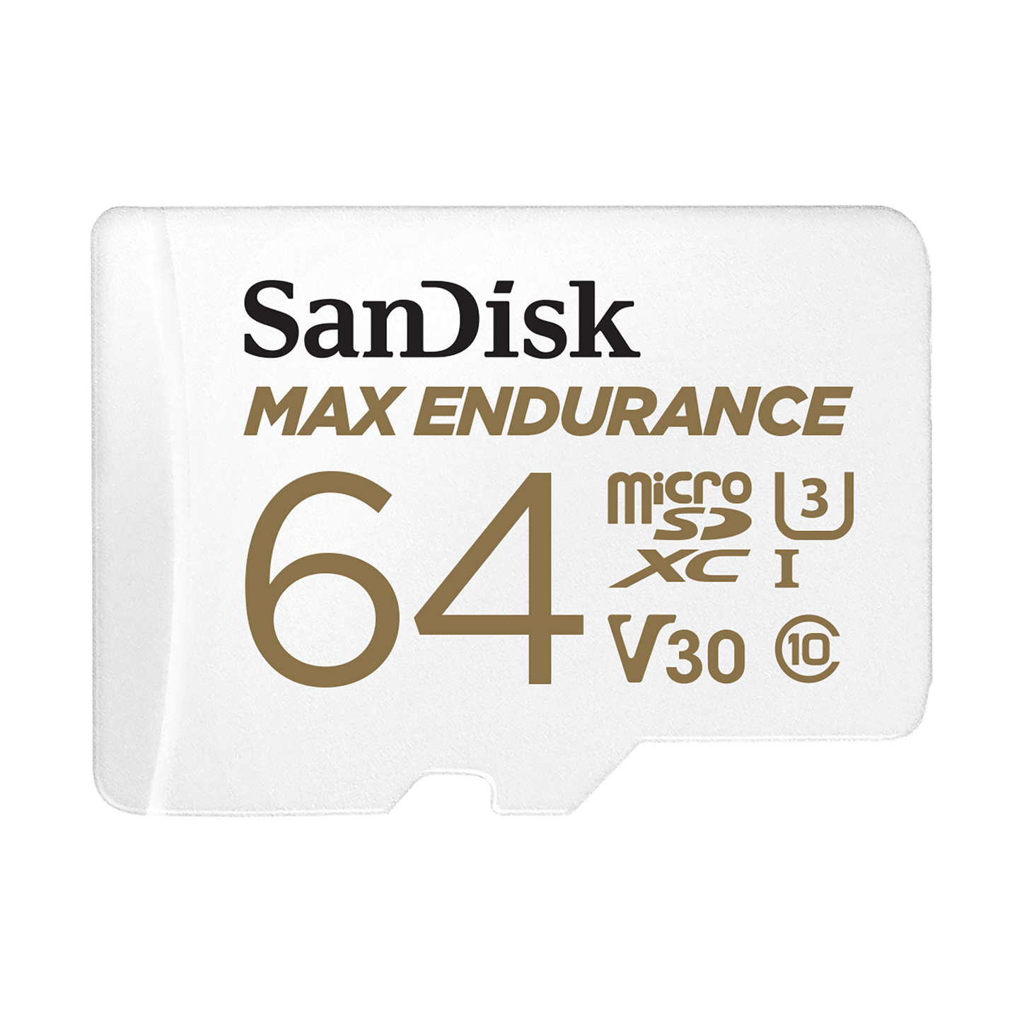 Card Memorie microSDXC SanDisk MAX Endurance, 64Gb, Clasa 10 / UHS-1 U3, Cu Adaptor SDSQQVR-064G-GN6IA