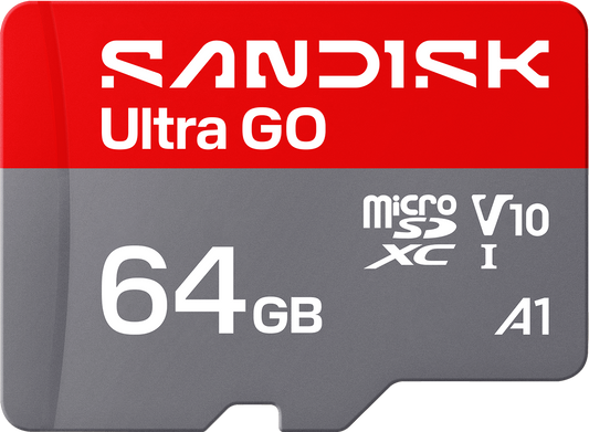 Card Memorie microSDXC SanDisk Ultra GO Android A1, 64Gb, Clasa 10 / UHS-1 U1 SDSQUGN-064G-GN6MN