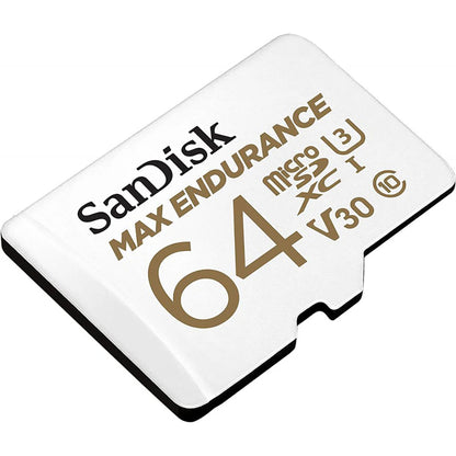 Card Memorie microSDXC SanDisk MAX Endurance, 64Gb, Clasa 10 / UHS-1 U3, Cu Adaptor SDSQQVR-064G-GN6IA