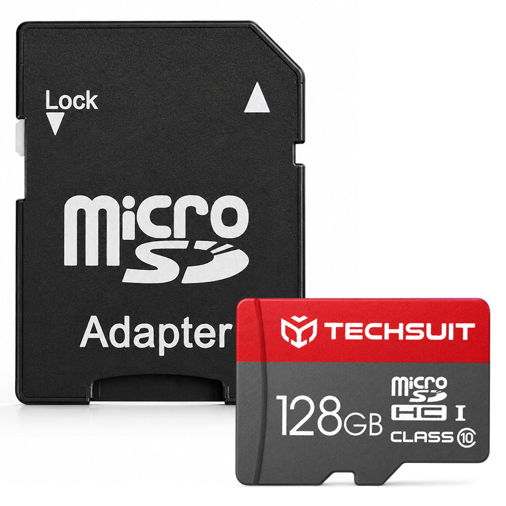 Card Memorie microSDXC Techsuit THCM26, 128Gb, Clasa 10, Cu Adaptor